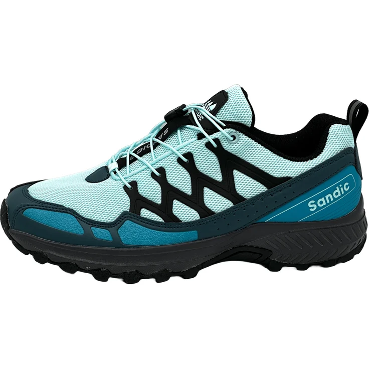 Avior Home Nowaland Wanderschuhe, Bequeme Trail Running Trekkingschuhe in Mittelblau-Hellblau, Größe 38, Atmungsaktiv und Rutschfest