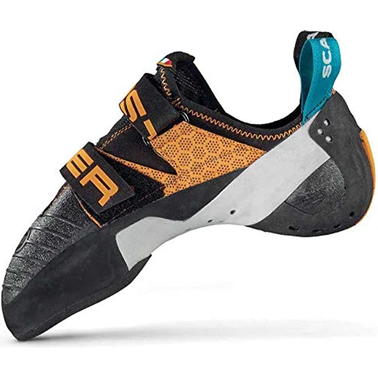 Scarpa Booster Kletterschuhe, Damen, Schwarz, hervorragender Grip und abriebfeste Gummisohle, Größe 37.5 – Bild 3