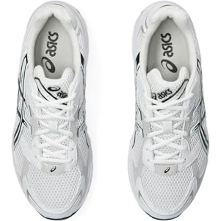 ASICS GEL-1130, Sneaker im Vintage-Laufschuh-Style mit GEL™-Technologie und griffiger Gummi-Außensohle, Weiß/Schwarz, Gr. 42 – Bild 8