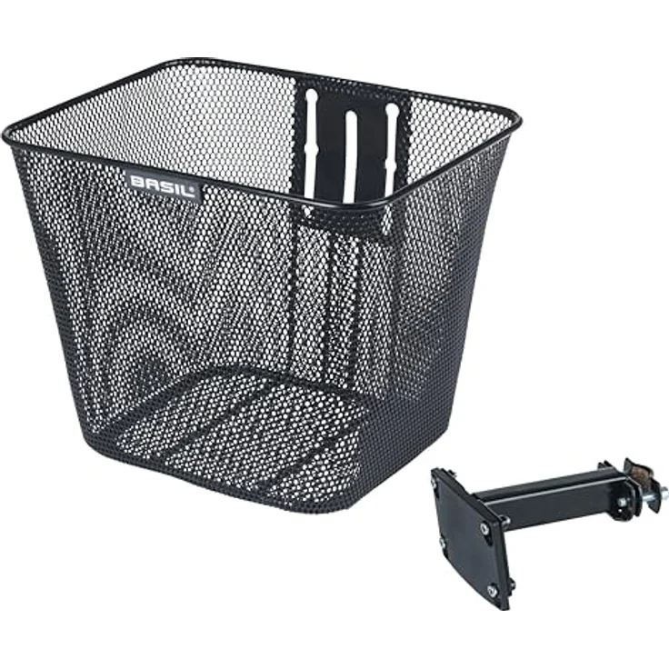 Basil Bilbao Fm Basket, Fahrradkorb in Schwarz, One Size – Bild 1