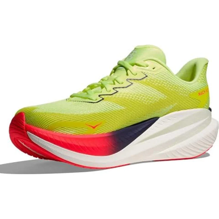 HOKA MACH X 3 Herren Laufschuhe, leichte Wettkampfschuhe mit atmungsaktivem Obermaterial, gelb, EU 43 1/3 – Bild 7