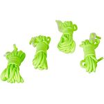 Outwell Luminous Abspannleine, selbstleuchtend, gelb, 3 m, langlebiges Polyester, längeverstellbar