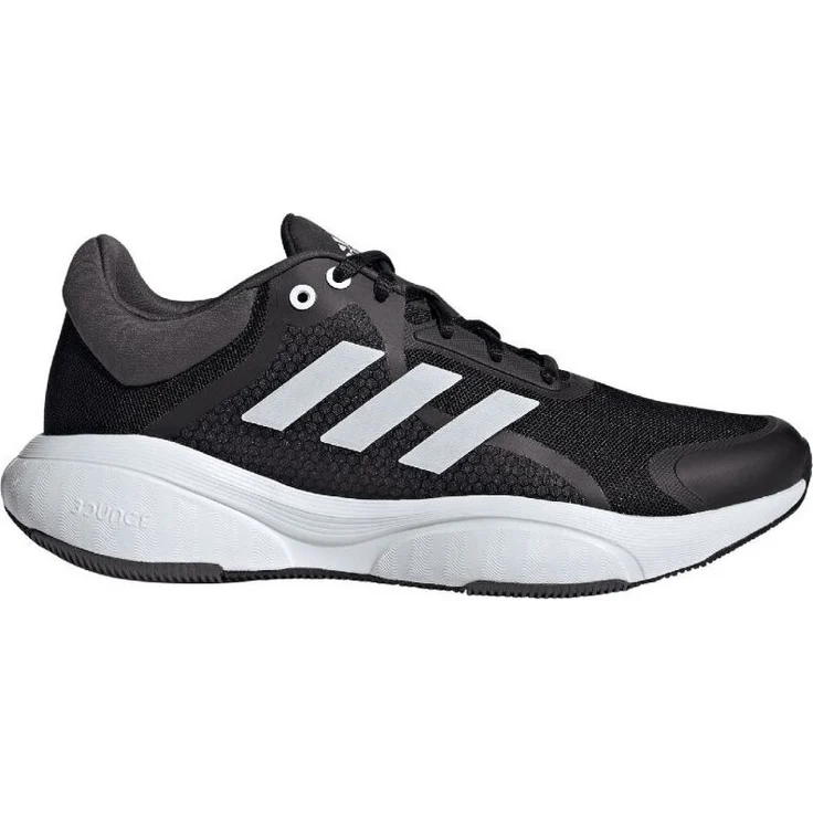 adidas Damen Laufschuhe GX2004, Schwarz, mit Bounce Zwischensohle und Recycling-Anteil