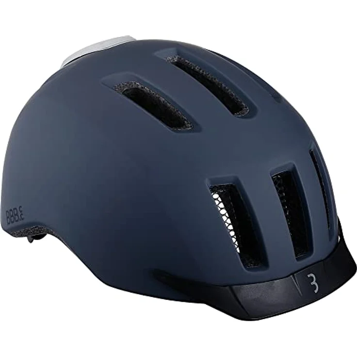 BBB Cycling BBB Grid M, Fahrradhelm für City- & E-Bikes, 54-58 cm, matt schwarz, mit 10 Luftschlitzen und LED-Rücklicht für Sicherheit – Bild 1