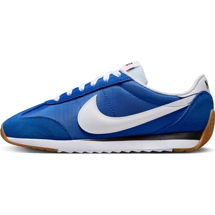 Nike Damen Sneaker Pacific, Laufschuhe mit flachem Profil und Mesh-Wildleder-Obermaterial, blau, Gr. 41 – Bild 1