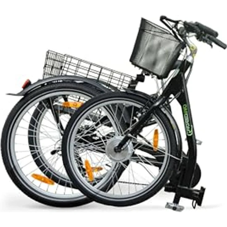 SachsenRAD Elektro-Dreirad T3A Trio II, E-Lastenrad Klapprad für Senioren mit Alarmanlage, LCD-Display, StVZO-zugelassene LED-Leuchten und Kenda 2.125 Zoll Reifen – Bild 2