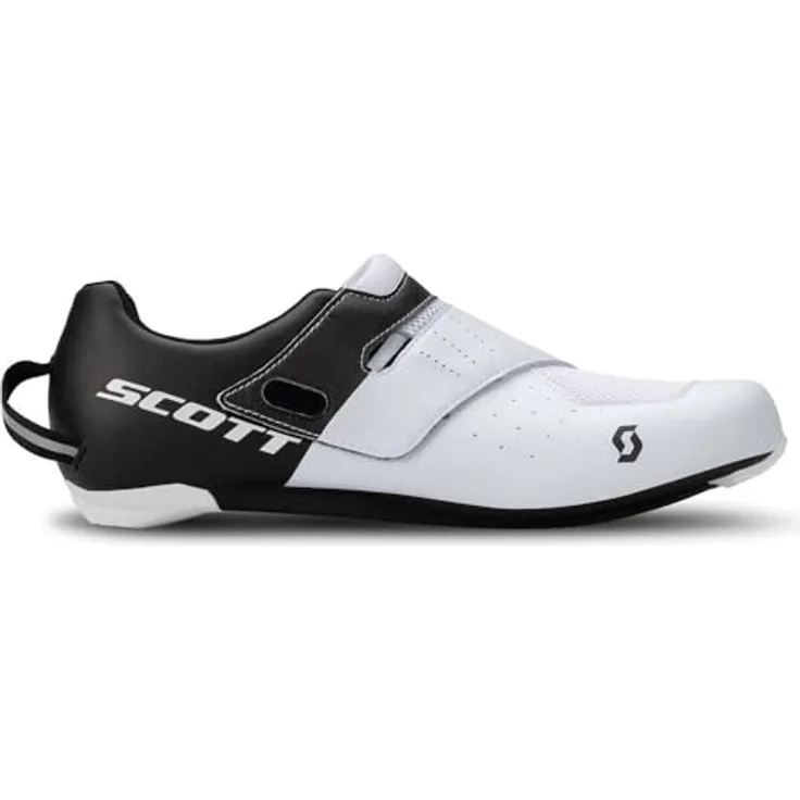 Scott Tri Sprint Rennradschuhe, Anpassbare Passform, Weiß, EU 43 für Männer