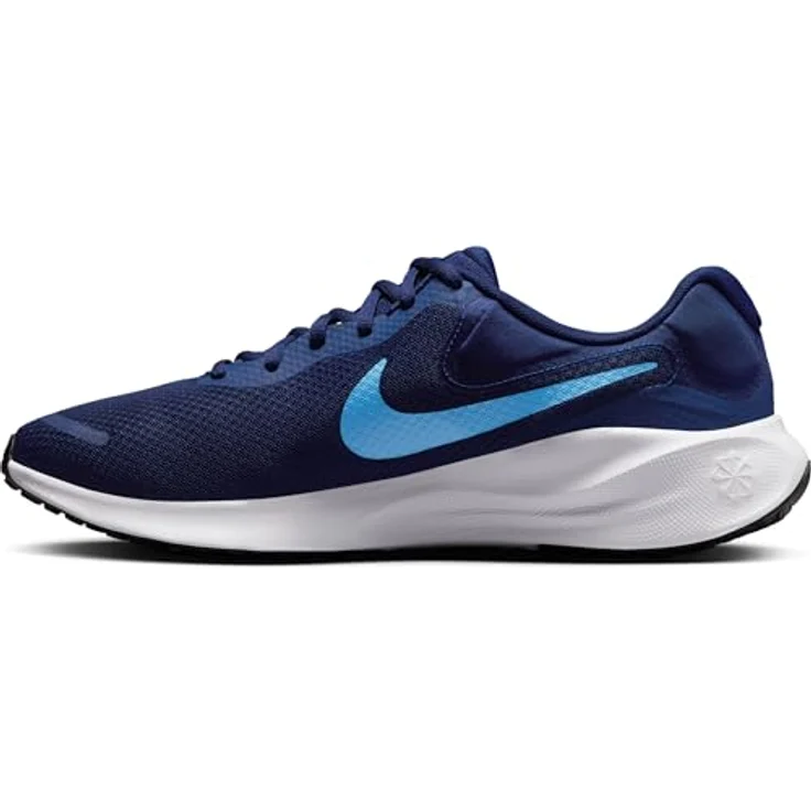 Nike Sportschuhe Revolution 7 Fb2207 406, Neutrale Laufschuhe mit dämpfender Mittelsohle, Größe 40, Blau – Bild 9