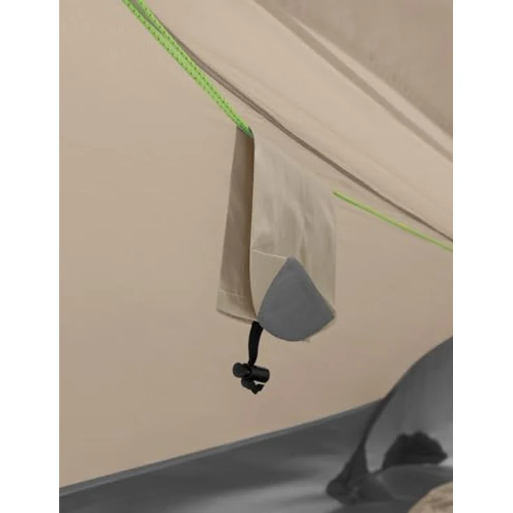 Jack Wolfskin Front Porch Zelt, recyceltes Material, einfacher Aufbau, White Pepper, Einheitsgröße – Bild 3