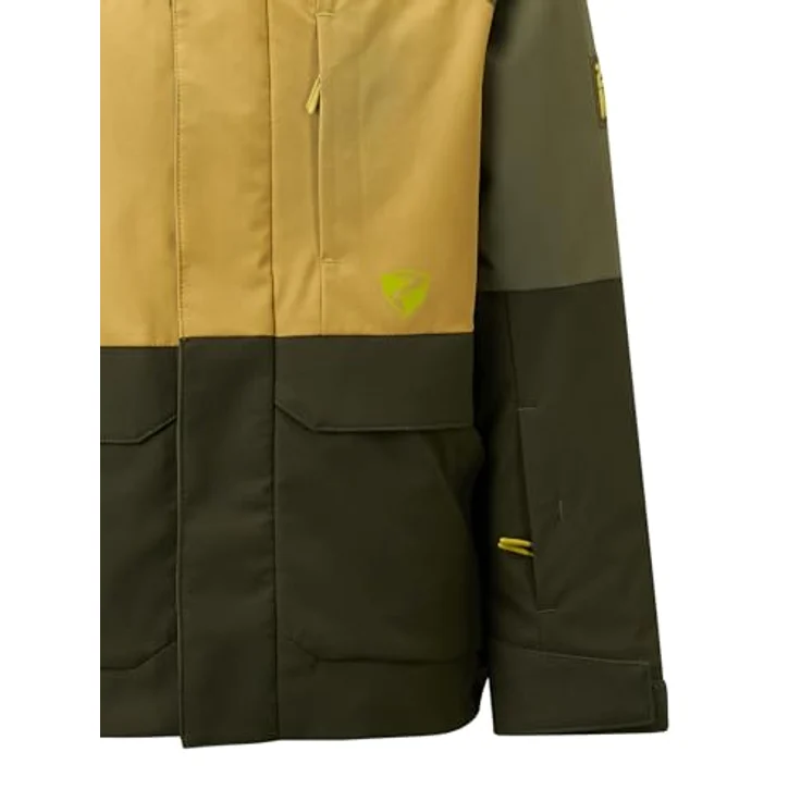 Ziener Kinder ALIM-Z Ski-Jacke, wasserdicht und atmungsaktiv, farblich in moss green, Größe 164 – Bild 3