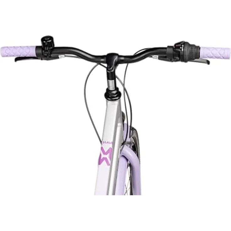 Maxim Kinderfahrrad Maxim Luna 26-7, 7 Gang Shimano Tourney, Kettenschaltung, violett/rosa, Straßen- und Alltagsausstattung – Bild 4
