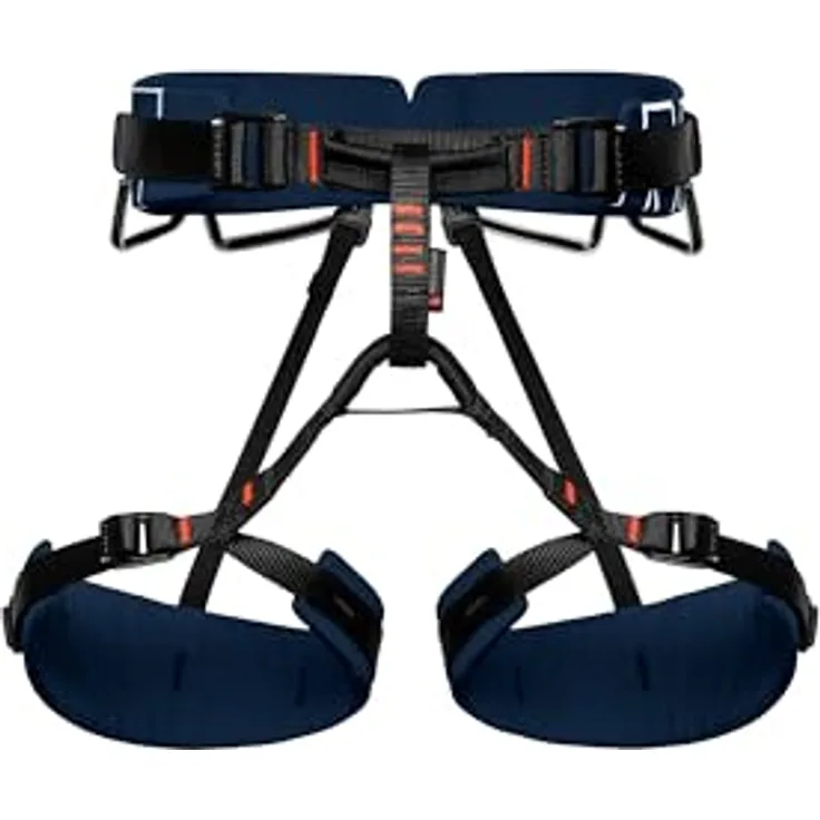 Mammut 4 Slide Gurtzeug, marineblau, M-XL, mit 4 Materialschlaufen und schnellen Slide-Block-Schnallen
