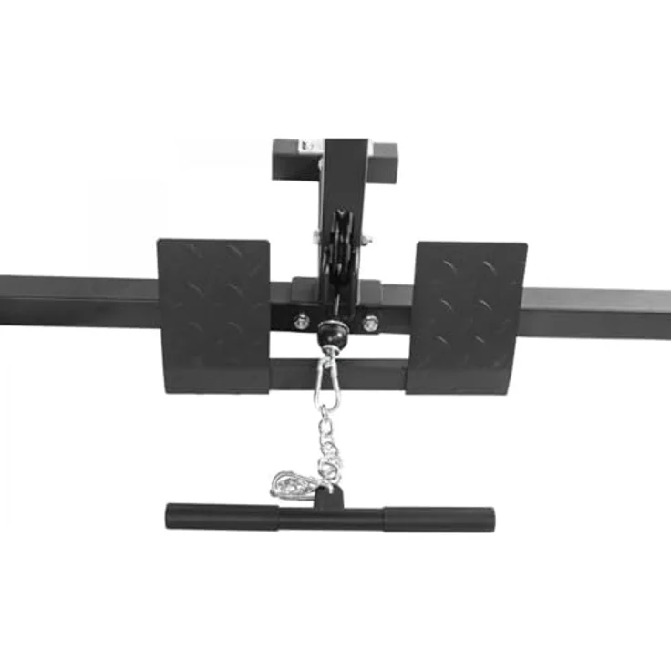 GORILLA SPORTS® Kraftstation - Verstellbar, mit Hantelbank, Latzug, Butterfly, Beincurl, Curlpult, aus Stahl, Schwarz - Multifunktionale Fitnessstation für Zuhause – Bild 3