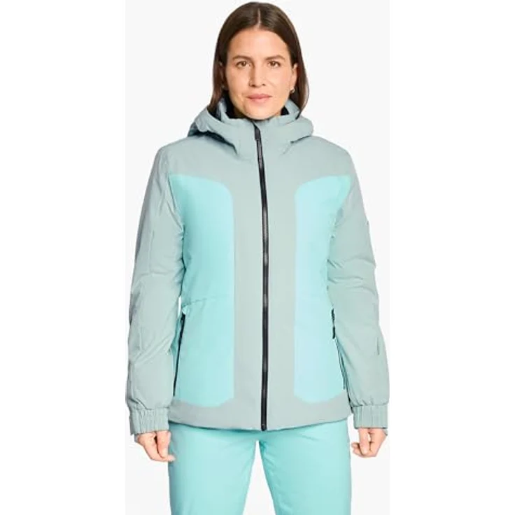 Ziener Skiwear Damen Ski Jacke TARLA-Z, wattiert, wasser- und winddicht, PFAS-frei, eucalyptus - Größe 38 – Bild 3