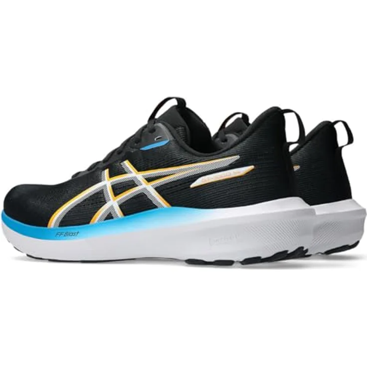 Asics 1011C077-004-M, Herren Laufschuhe mit stabilisierendem Mesh-Obermaterial, GEL®-Dämpfung und FF Blast™-Technologie, ideal für Überpronierer, schwarz – Bild 2
