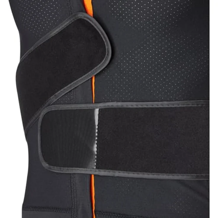 Mc Kinley Kinder Fortress Jr 3.0 Rückenprotektor, stoßdämpfende Polsterung, Black/Orange, One Size – Bild 3
