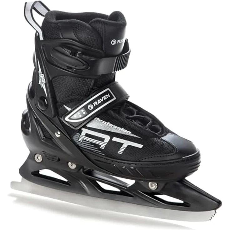 RAVEN Profession 2in1 Schlittschuhe Inlineskates, verstellbare Inliner für Kinder und Erwachsene, Schwarz, Größe 35-39 (23cm-25,5cm) mit hohem Komfort und sicherem Verschlusssystem – Bild 3