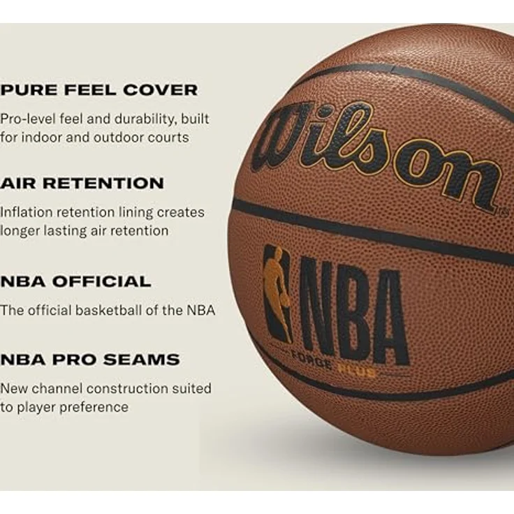 Wilson, Basketbälle, robustes Design für optimalen Grip und Kontrolle, orange – Bild 5