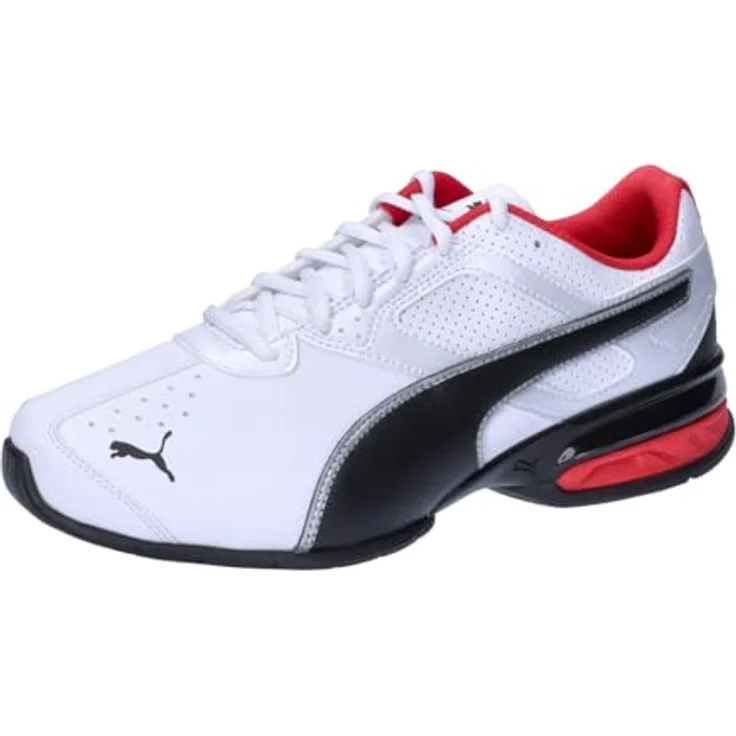 Puma Tazon 6 FM, Herren Laufschuhe mit optimaler Stabilität und Dämpfung, Weiss – Bild 1
