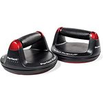 Perfect Fitness Liegestützgriffe Push Up, Fitnessgeräte für Zuhause, Schwarz, 2 Stück