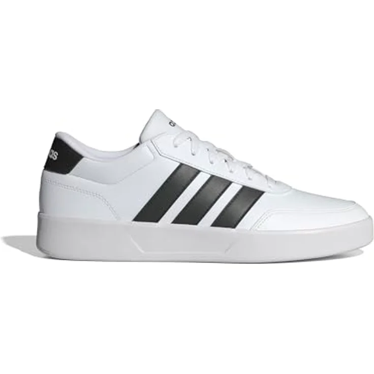 adidas Breaknet 3.0, Laufschuhe mit Synthetik-Obermaterial und EVA-Einlegesohle, Cloud White/Core Black, EU 37 1/3 – Bild 3