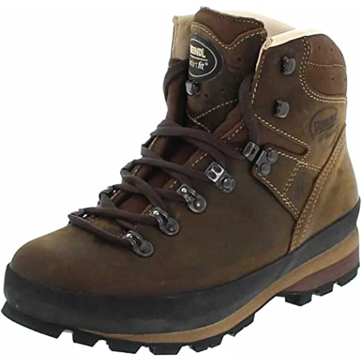 Meindl Herren Bernina 2, Trekkingstiefel aus Vollleder mit Comfort fit®, braun, Größe 42.5 – Bild 1