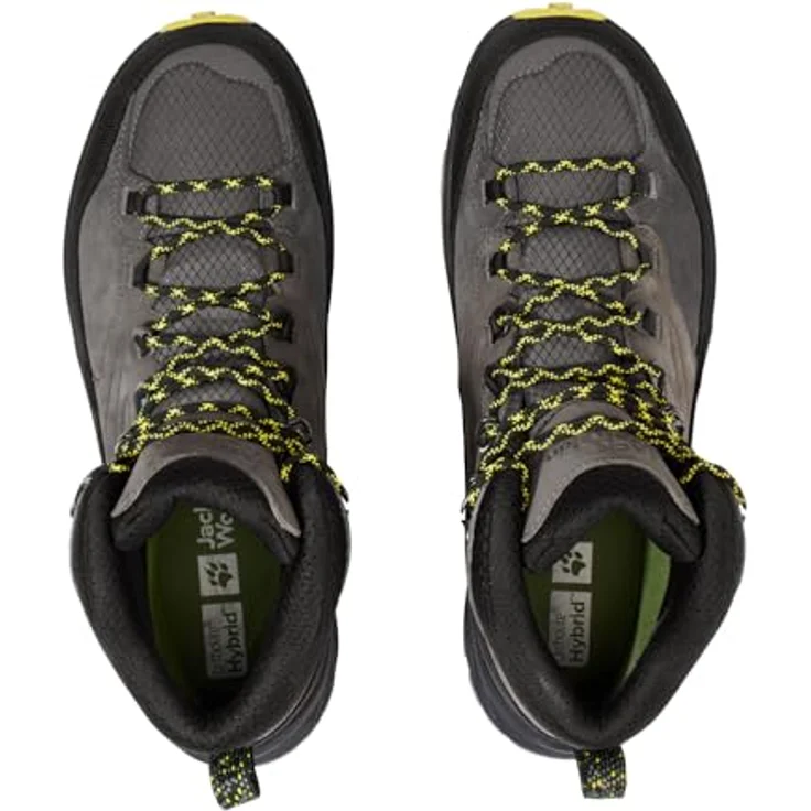 Jack Wolfskin Cyrox Texapore Mid M, Herren Wanderschuhe, wasserdichtes TEXAPORE ECOSPHERE PRO-Gewebe, Vibram-Sohle, Größe 47, Grau – Bild 3