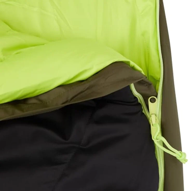 McKINLEY Trekker R 5, Mumien Schlafsack für Erwachsene, recyceltes Material, Olive Dark/Black, 195L, 220x80cm, 1116g – Bild 2