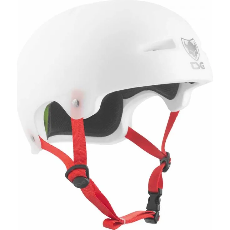 TSG Evolution Special Makeup Helm, schlanker Hardshell-Fahrradhelm in Weiß für Herren und Damen, S-M, mit EPS-Dämpfungssystem und 14 Belüftungsöffnungen