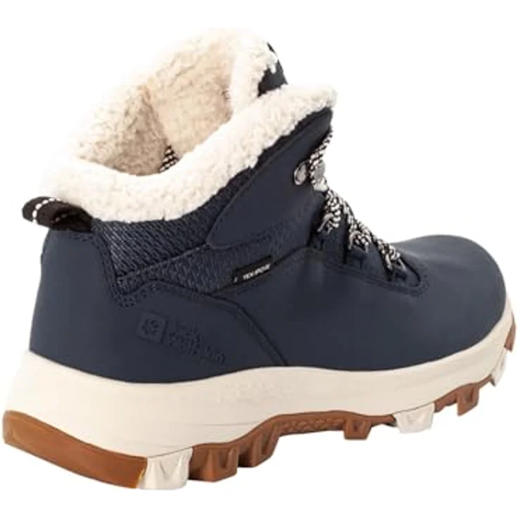 Jack Wolfskin Everquest Texapore Mid W, Damen Wanderschuhe mit wasserdichter Membran für Wintereinsätze, Blau, Größe 39 – Bild 5
