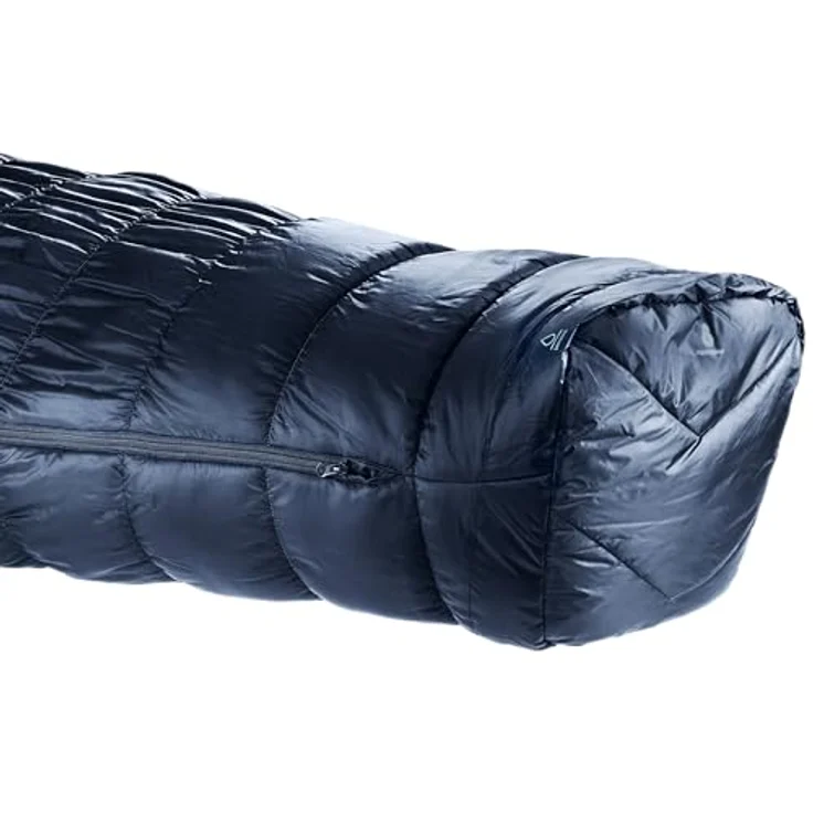 deuter Exosphere EL 0C/32F, Extra Long Kunstfaserschlafsack mit Thermo Stretch Comfort und Kompressionssack, für Körpergrößen bis 200 cm – Bild 2