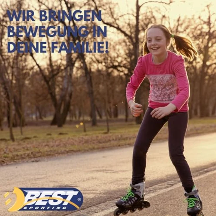 Best Sporting Rollschuhe für Kinder und Jugendliche, Größe verstellbar, ABEC 7 Carbon, pink pink, 28 - 31 – Bild 7