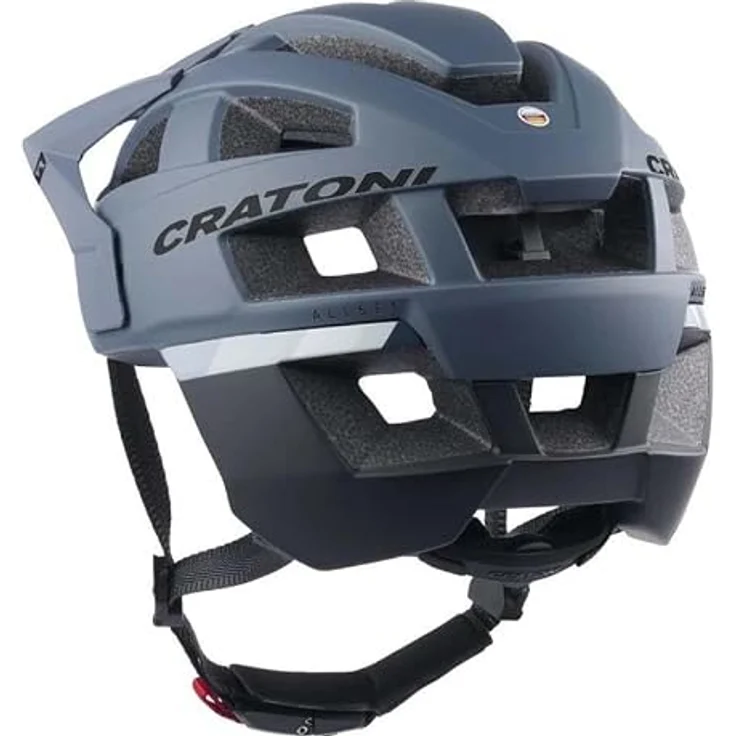 Cratoni AllSet Fahrradhelm, dunkelgrau matt, Gr. M/L (58-61cm), leichter und robuster Velohelm für optimale Passform und Sicherheit – Bild 2