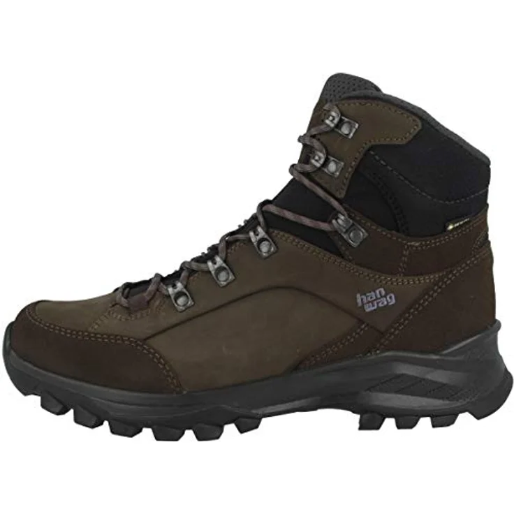 Hanwag Banks GTX, Trekkingstiefel aus Nubukleder mit GORE-TEX-Membran, braun – Bild 1