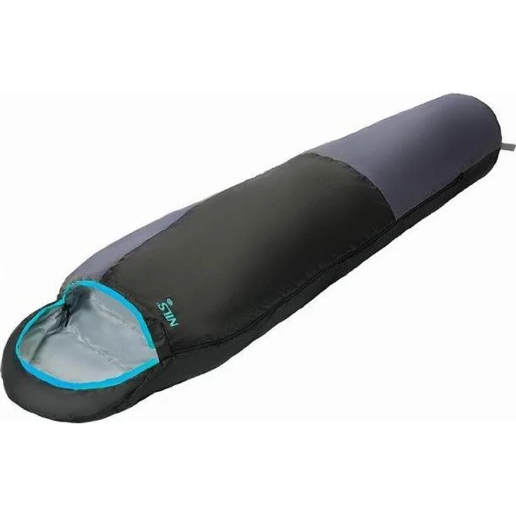 Nils NC1705 Ultra Light, Mumienschlafsack (215 cm) für Ganzjahresnutzung, wasserabweisend, bis 5°C, leicht mit integrierter Aufbewahrungstasche
