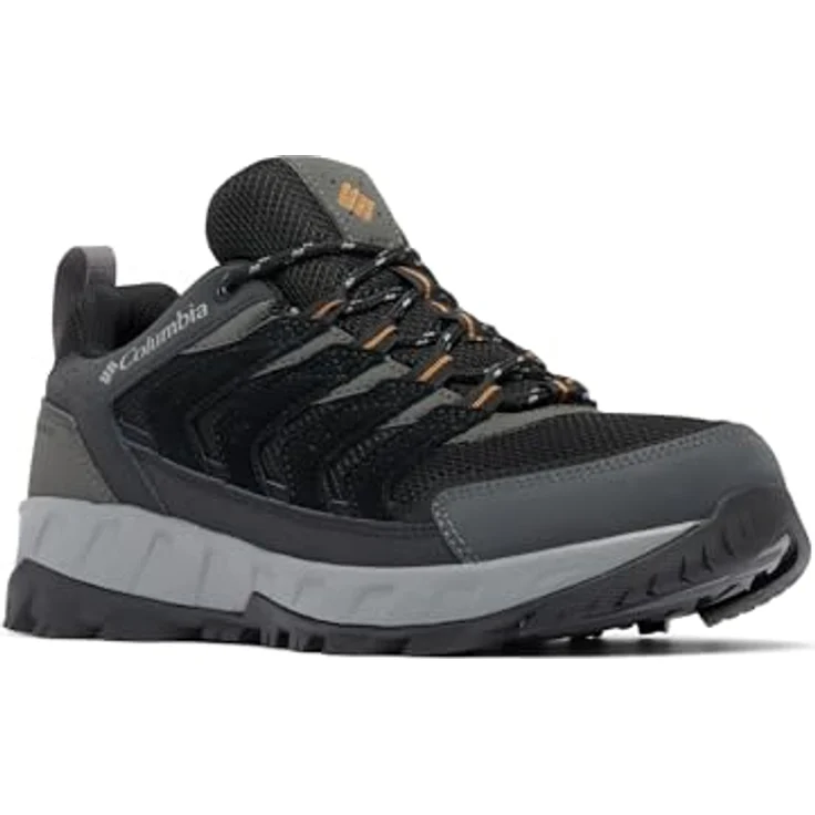 Columbia Strata Trail™ Low Wp, Herren Wanderschuhe mit wasserdichter Konstruktion, Schwarz, Größe 43.5 – Bild 1