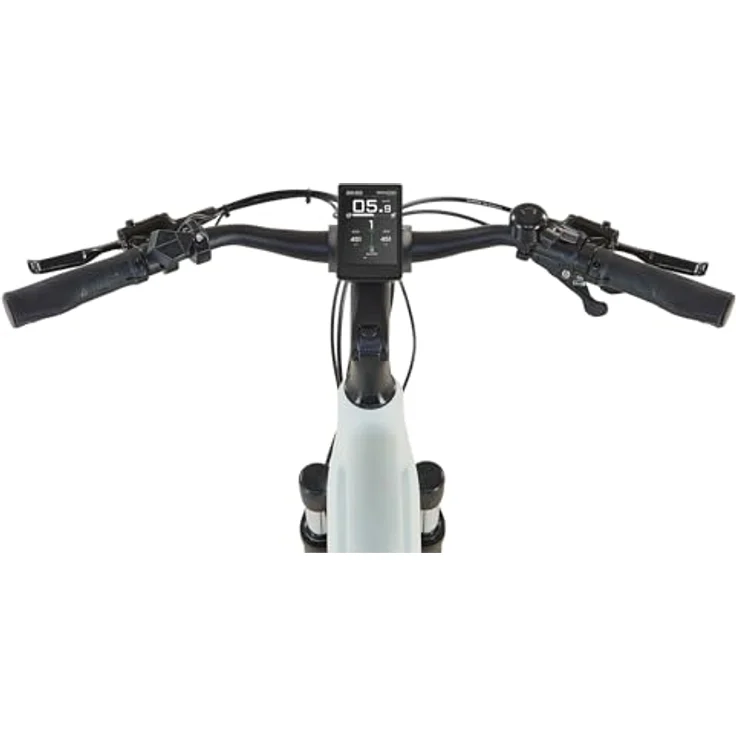 Prophete ENTDECKER 5.0 Damen Trekking E-Bike 28" – AEG 250W Mittelmotor, 220 km Reichweite, 10-Gang, Hydraulische Scheibenbremsen, LED-Beleuchtung, Integrierter Li-Ion Akku, Grau/Schwarz – Bild 2