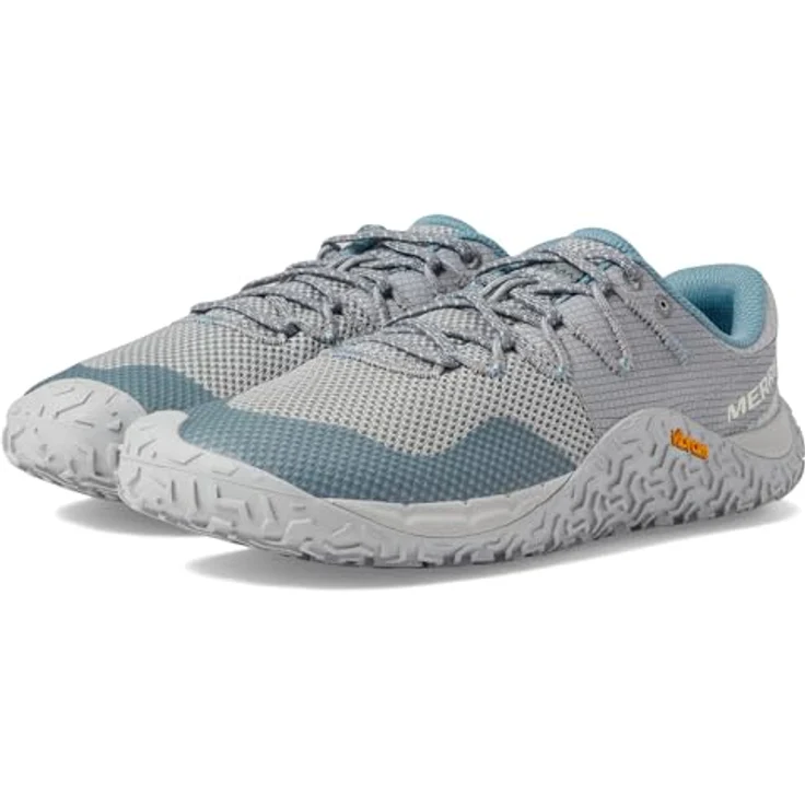 Merrell Trail Glove 7, Trailrunning-Schuhe für Damen, barfußähnliches Laufgefühl, Vibram EcoStep Sohle, weiss/grau, EU 39 – Bild 2