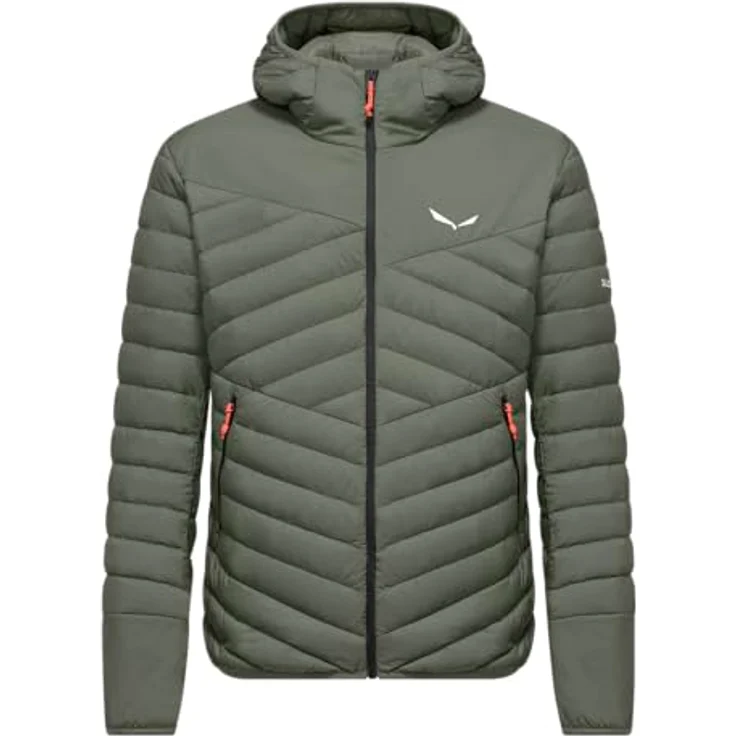 Salewa Brenta RDS Daunenjacke für Herren, leichte Skijacke, windbeständig und wasserabweisend, Grün, M – Bild 2