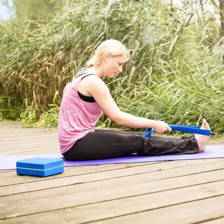 Sport-Thieme Yoga-Block, flexibler Trainingsblock in verschiedenen Härtegraden, abgerundete Ecken für hohen Komfort – Bild 3