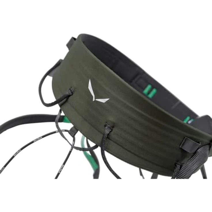 Salewa Agner Gurt Herren, Klettergurt mit gepolstertem Hüftgurt, grün, XL, leicht und langlebig, ideal für alpine Routen – Bild 4