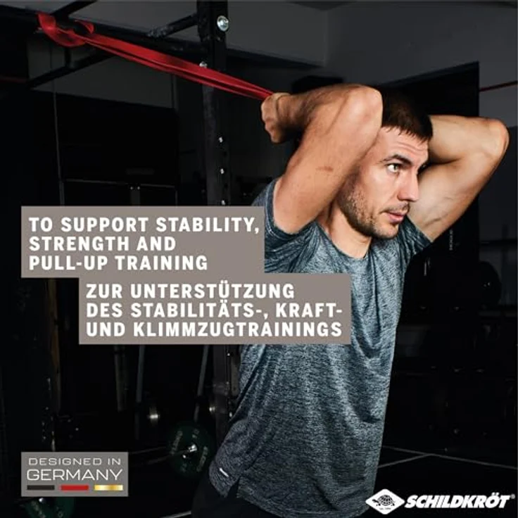 Schildkröt® Super Band 4er Set, Premium Widerstandsbänder in Gelb, Grün, Blau und Rot mit 4 verschiedenen Widerstandsgraden für flexibles Training für zu Hause und unterwegs – Bild 5