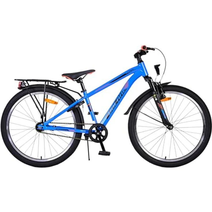 Volare Kinderfahrrad Cross 24 Zoll für Jungen in Blau, mit Handbremse und Rücktrittbremse – Bild 2