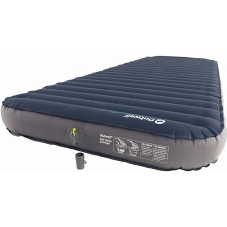 Outwell Dreamscape Insulated Single, Thermomatte mit 3D-Form, PFC-frei und Isofill Premium-Isolierung, ideal für Frühjahr bis Herbst – Bild 6