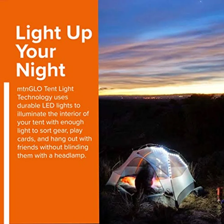 Big Agnes Copper Spur HV UL 3 mtnGLO, Kuppelzelt für 3 Personen, 1.77 kg mit LED-Beleuchtung und wetterfester Beschichtung – Bild 5