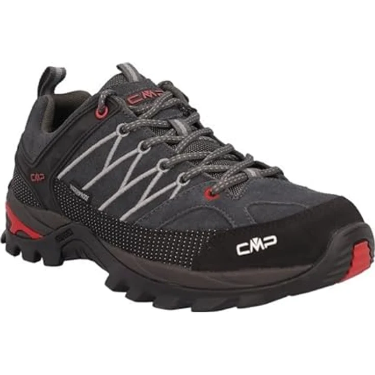 CMP Campagnolo Rigel Low, Herren Wanderschuhe, Wasserdicht, Atmungsaktiv, Griffige Sohle, Braun, Größe 45 – Bild 2