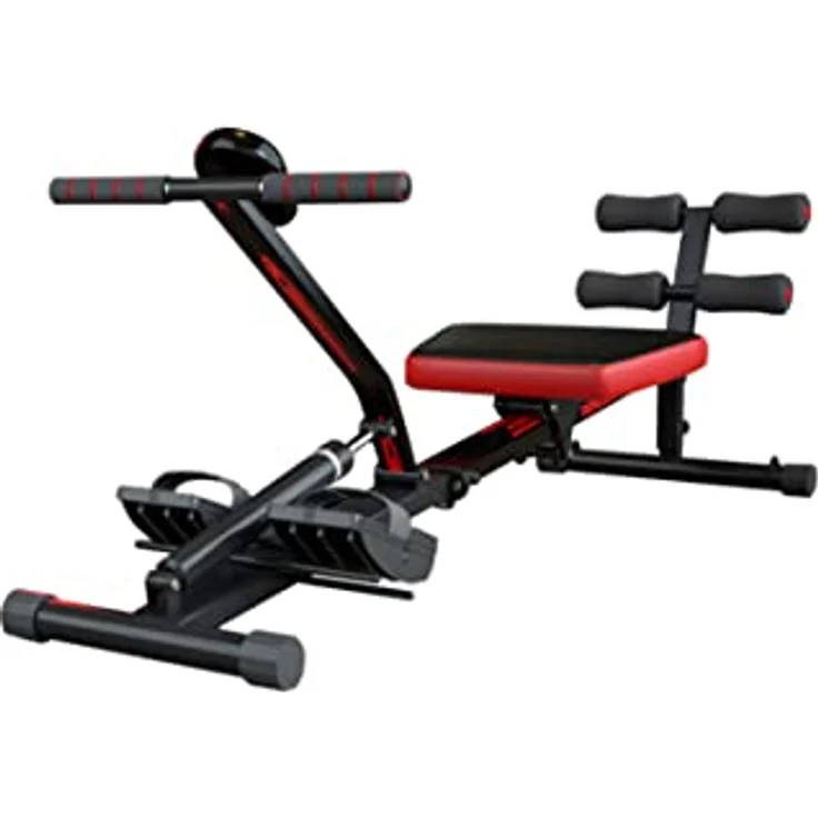 Kendox RowShaper - Rudergerät für Zuhause - klappbar - Fitnessgerät für Cardio & Krafttraining - LCD Display für das Heimtraining - bis zu 120 kg belastbar - inkl. Trainingsplan - Ganzkörpertraining – Bild 1