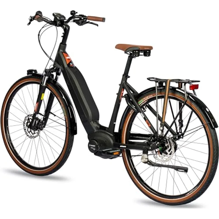 Airtracks 28 Zoll Damen E-Bike LS Trekking Fahrrad Lumina Active Plus LINE Gen3 500 Wh 8s Shimano Nexus - Rahmenhöhe 50cm (Körpergröße 165-180cm) in Schwarz – Bild 4