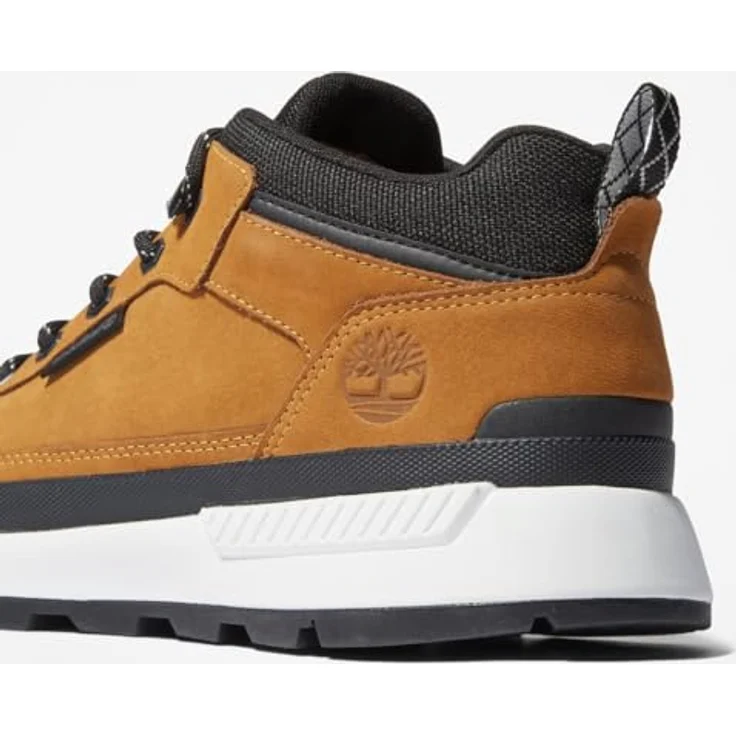 Timberland FIELD TREKKER MID LACE UP SNEAKER, Herren Wanderschuhe mit hohem Schaft und profilierter Gummi-Sohle für sicheren Halt, braun – Bild 6