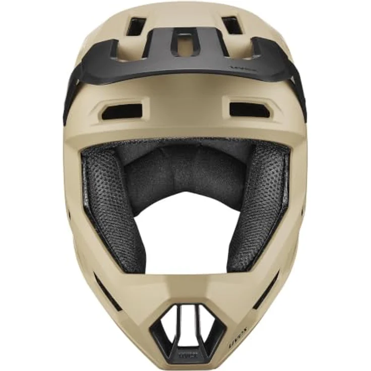 Uvex Sports ravage, Velohelm 56-59 cm mit Hartschalenkonstruktion, integrierter Sonnenblende und Fliegengitter, desert-black matt – Bild 2